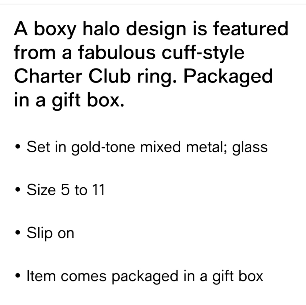 Halo Ring Size 5 - Picture 4 of 4